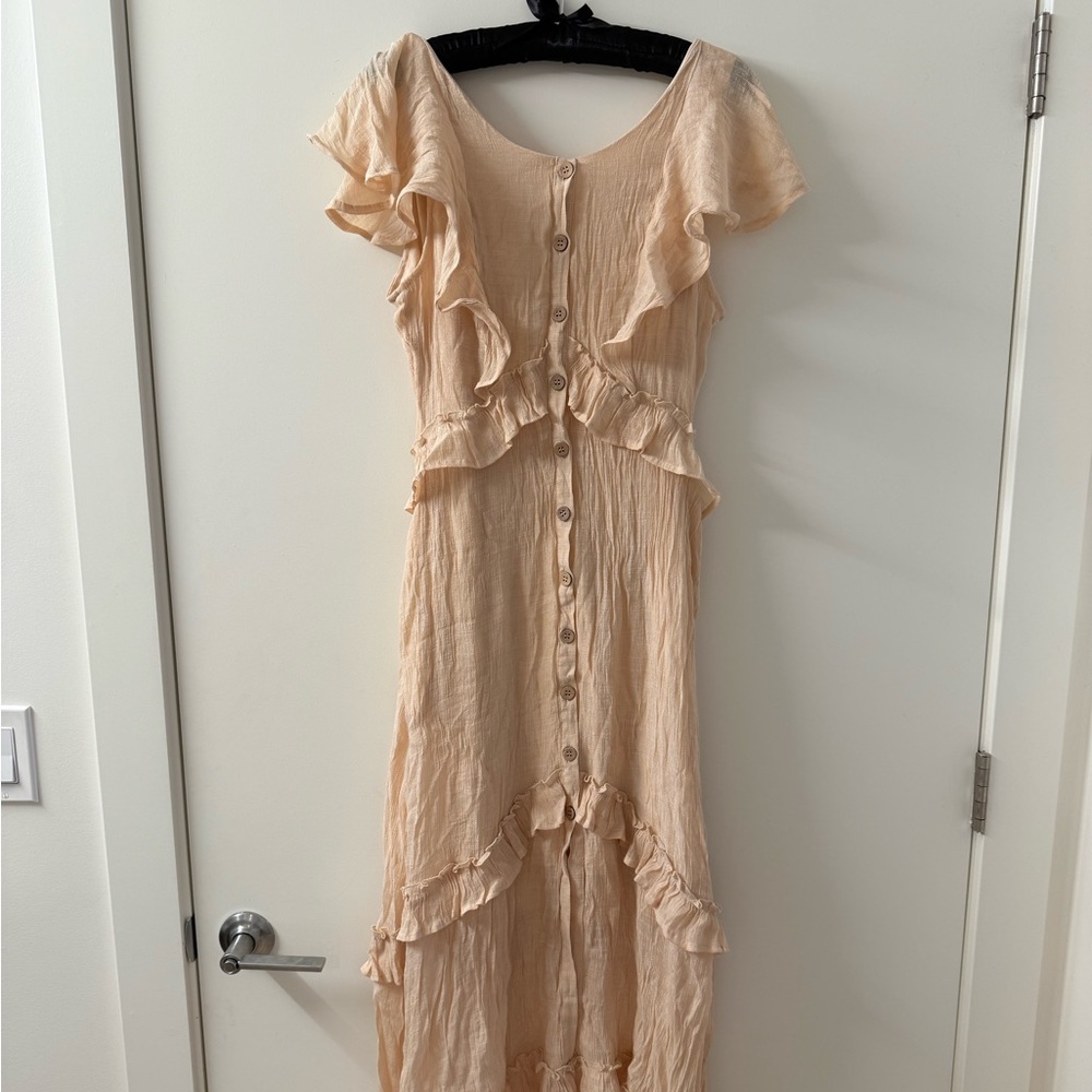 Western Style Ruffled Dress